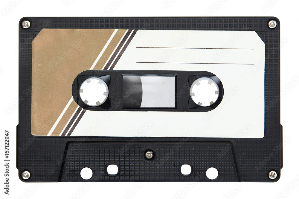 Obraz premium Audio cassette isolated on background
