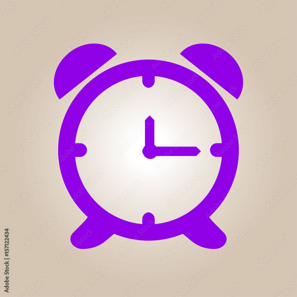 Open hours a day. Clock face. Flat design style. Open hours a day. Clock face. Flat design style.