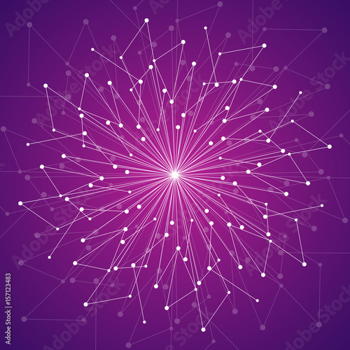Vector geometric background