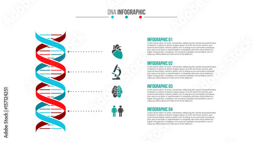 Vector medical and healthcare infographic.