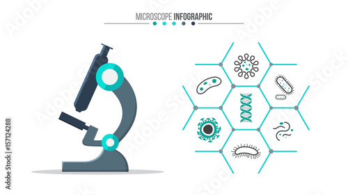 Vector medical and healthcare infographic.