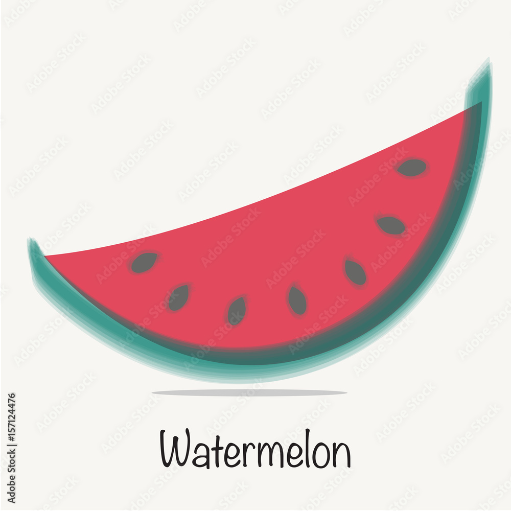 Slice Watermelon Vector. Fruits and vegetables. Slice Watermelon Vector. Fruits and vegetables.