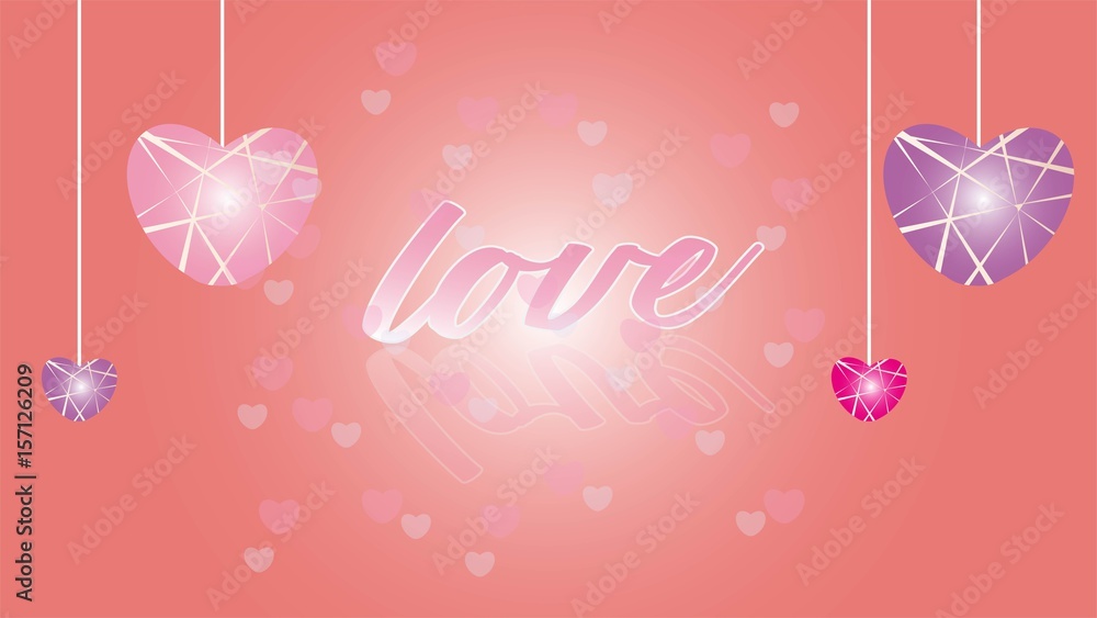 Abstract Love and Letter Love for background Abstract Love and Letter Love for background