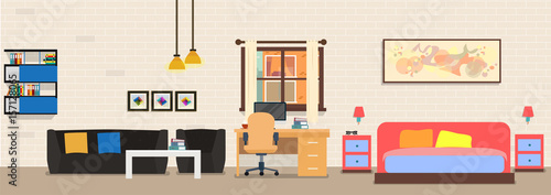 apartment. flat illustration