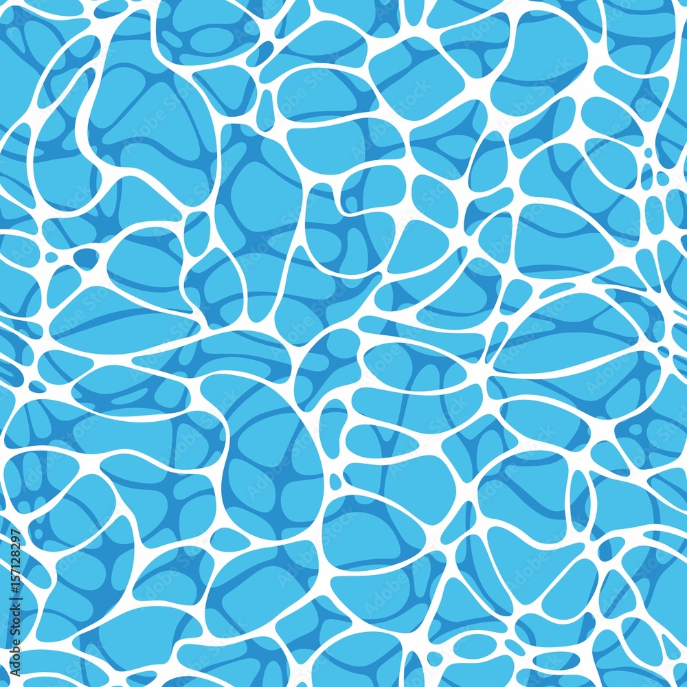 Surface of water. Vector seamless pattern for design and decoration