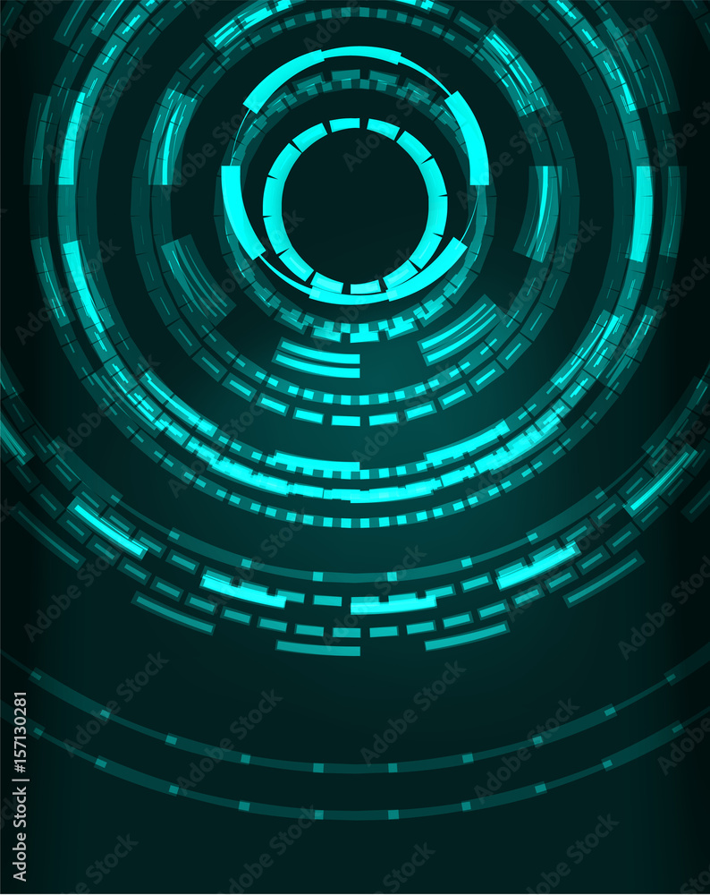 Neon circles abstract background Neon circles abstract background