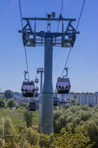 Seilbahn in Berlin Marzahn