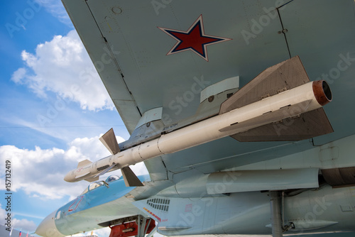 the Aircraft Su-27 fighter air supremacy at the Exhibition of achievements of national economy VDNH photo