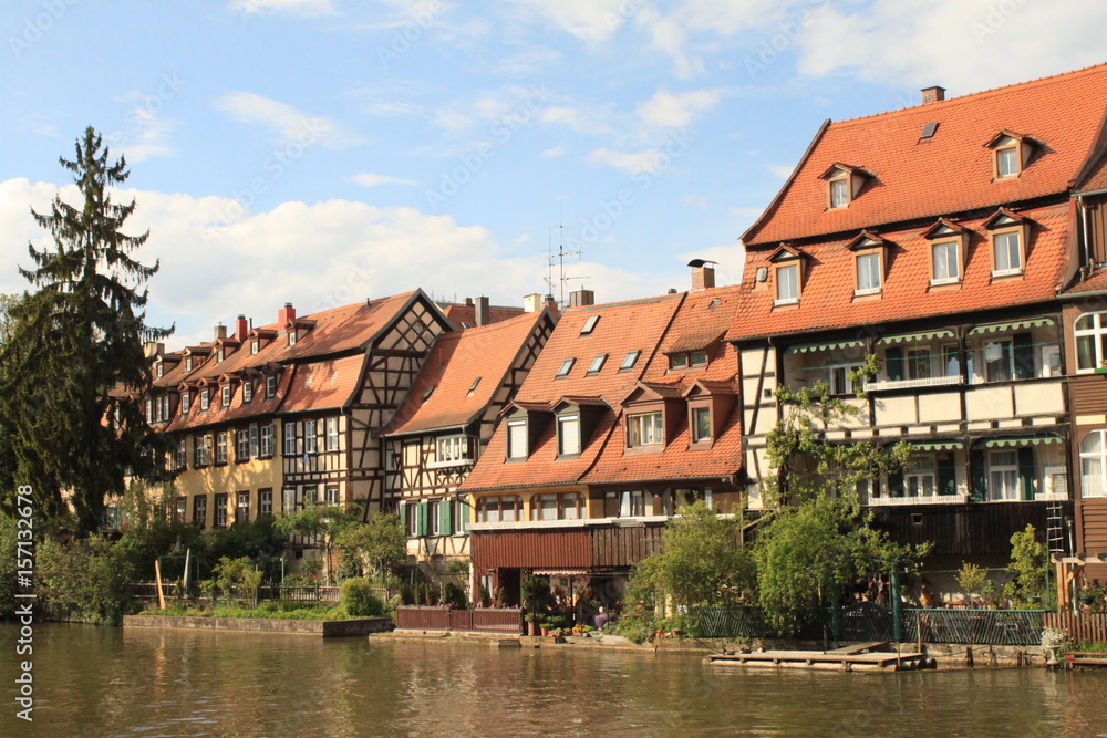 Romantisches Bamberg: Klein Venedig am linken Regnitzarm