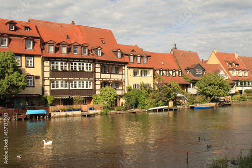 Romantisches Bamberg: Klein Venedig am linken Regnitzarm