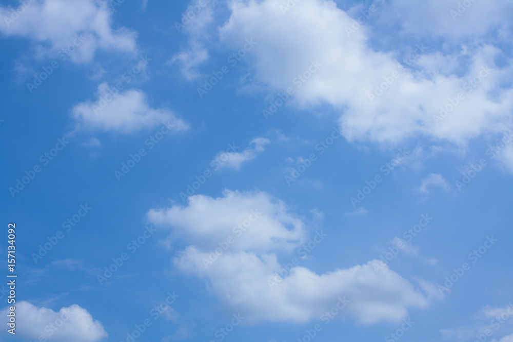 sky and cloud. clear day. blue sky.