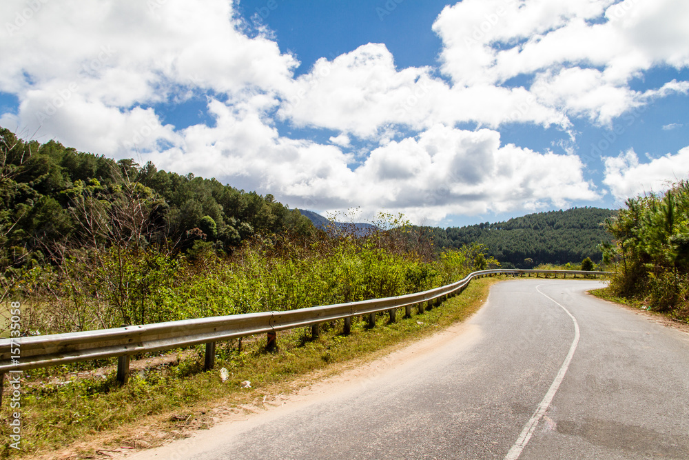 on the road, Dalat, Central Vietnam