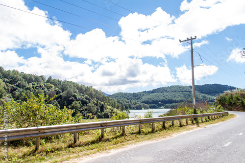 on the road, Dalat, Central Vietnam