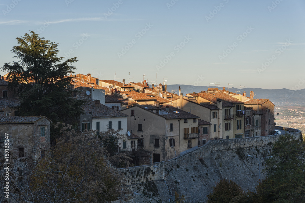 MONTEPULCIANO - TUSCANY/ITALY, OCTOBER 29, 2016:  Old and medieval town of Montepulciano in Tuscany, Valdichiana - Italy 