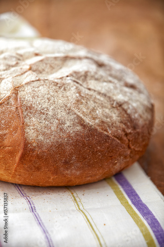 freshly baked bread