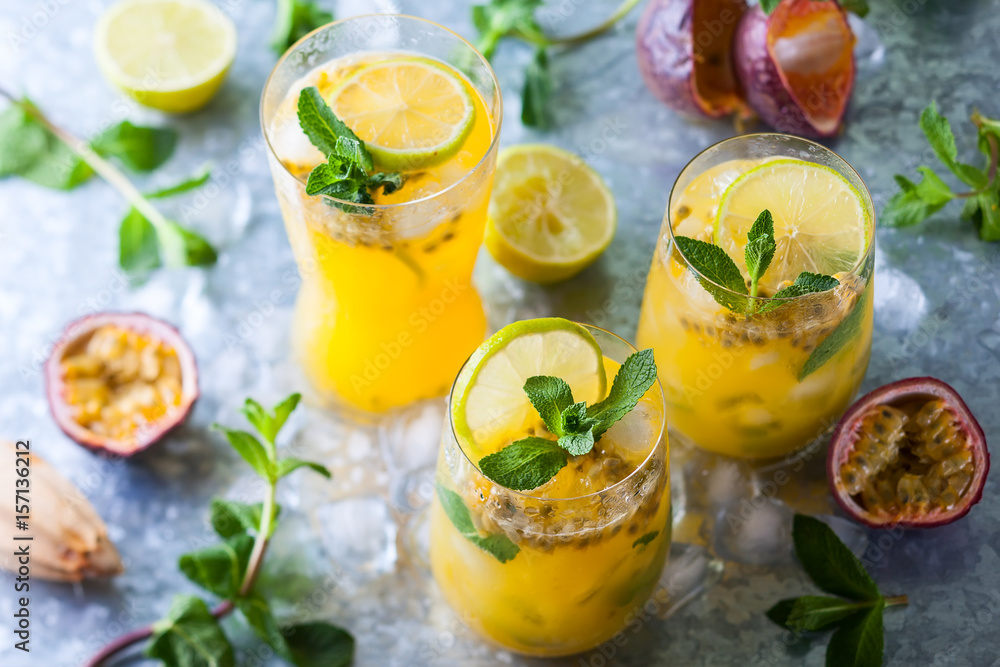 Passion fruit lemonade Passion fruit lemonade