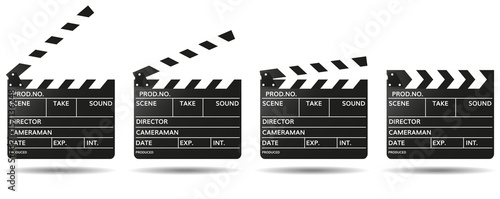 Movie clapper board