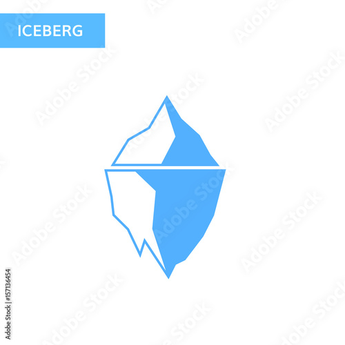 iceberg icon illustration
