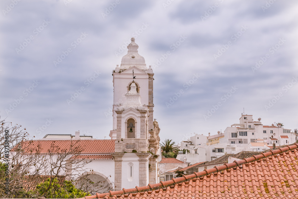 Church in Lagos, the Algarve in Portugal
