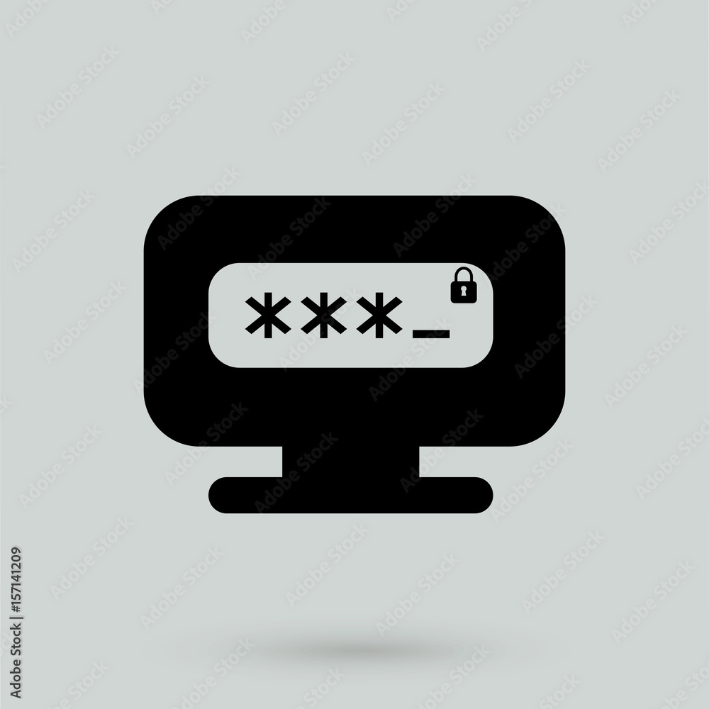 Fototapeta premium password icon