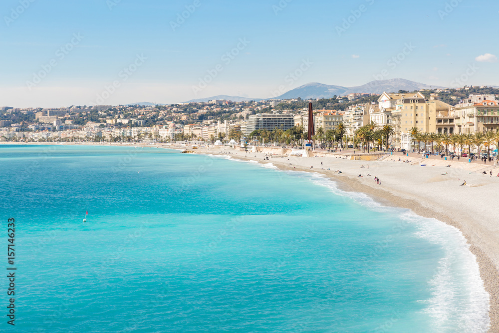 France Nice Mediterranean beach