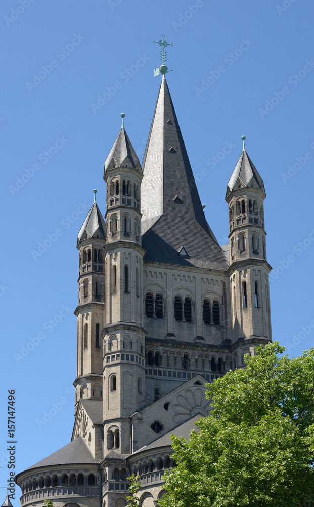 Naklejka premium Basilika Groß St. Martin