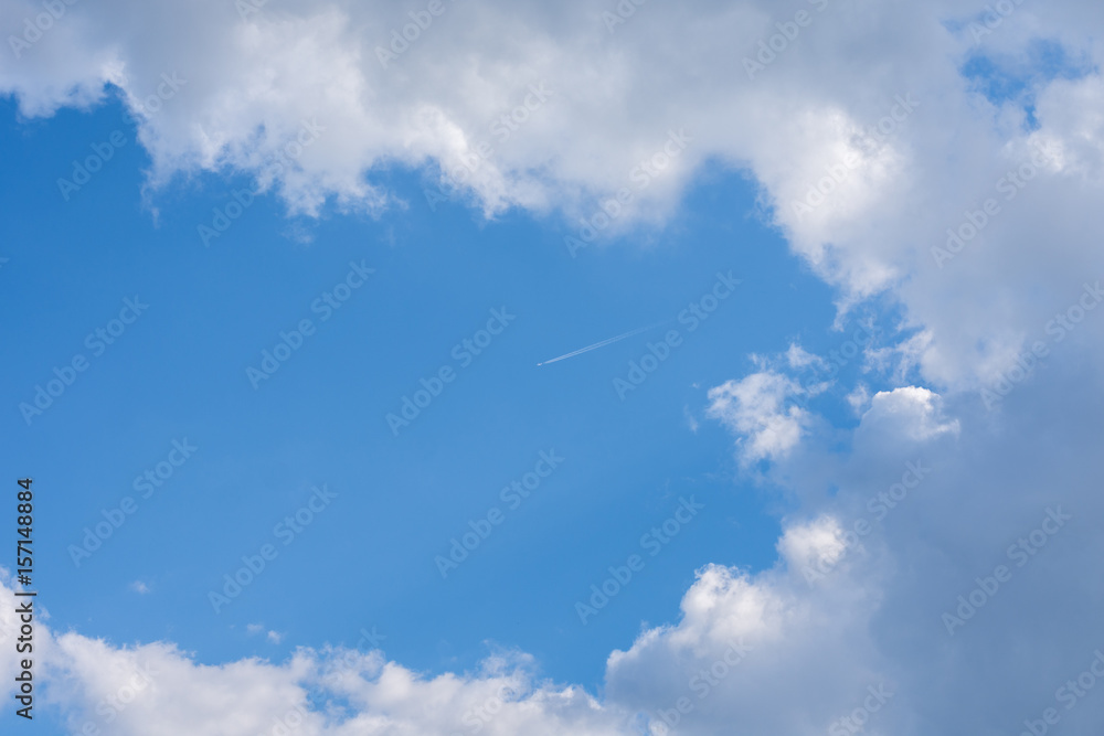 Abstract cloud formations with shapes for backgrounds Abstract cloud formations with shapes for backgrounds