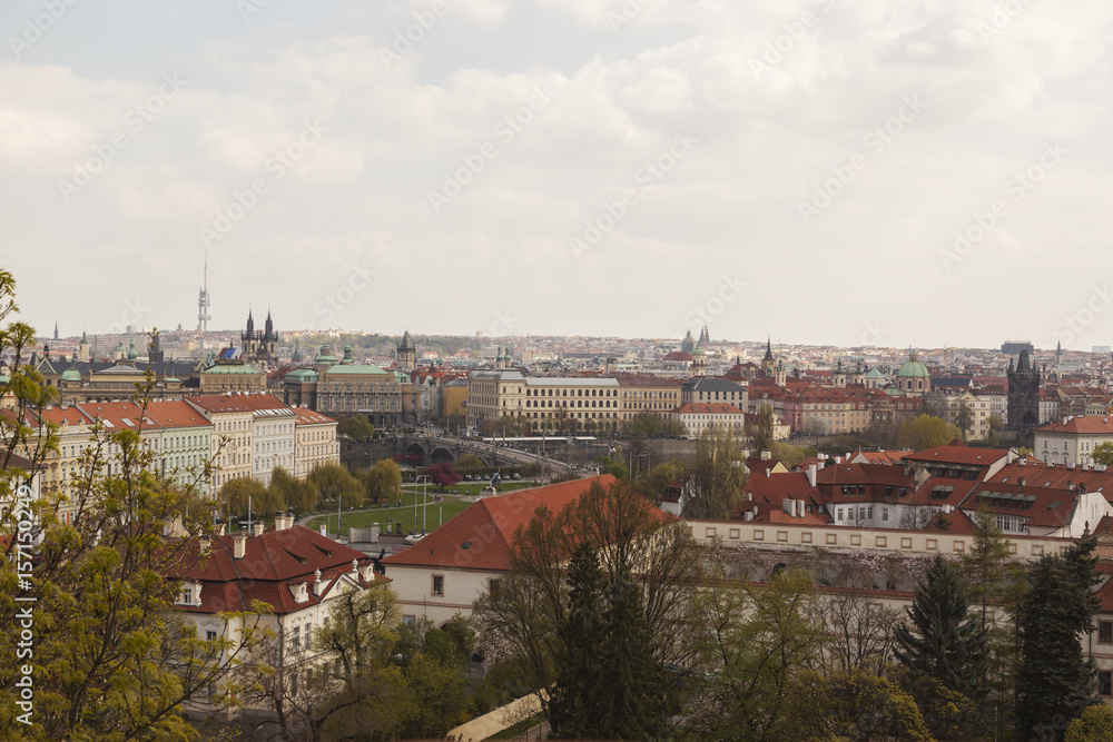 The city of Prague panorama