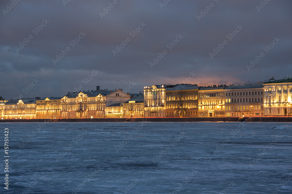 Panoramic view of Saint Petersburg, Russia