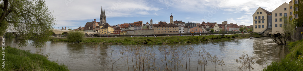 Panorama Regensburg an der Donau