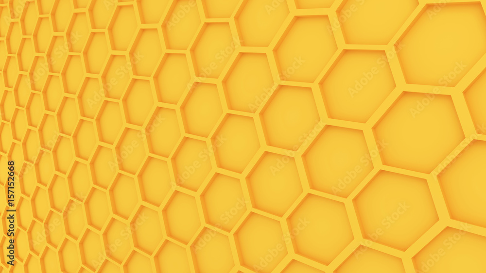 Yellow Honeycomb pattern graphic Yellow Honeycomb pattern graphic