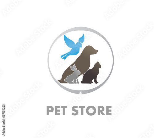 Pet Store Logo Illustrator Design