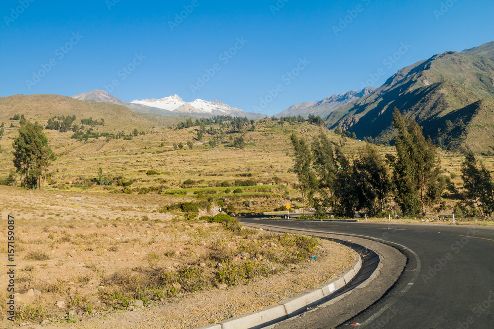 Road near Cabanaconde, Peru