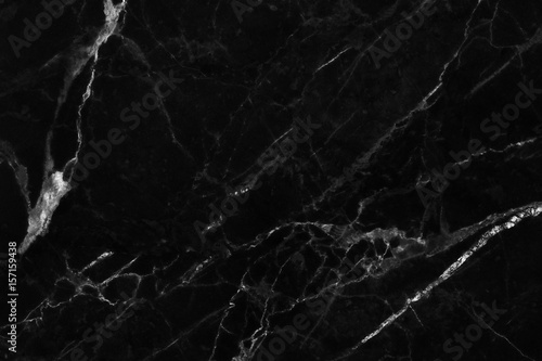 Black marble patterned texture background. abstract natural marble black and white for design.