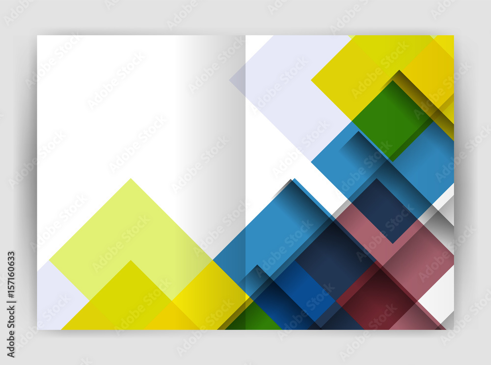 Square design corporate business flyer Square design corporate business flyer