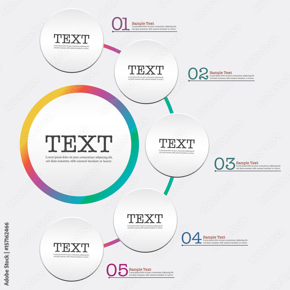 Infographic design template set and business icons. Infographic design template set and business icons.