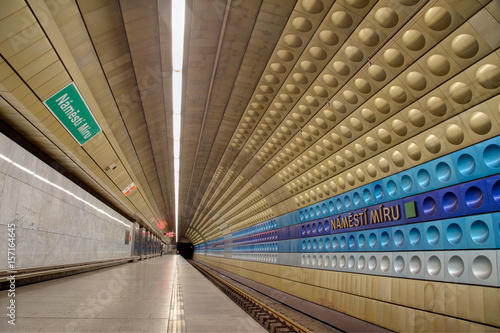 Photography Metro Station in Prague