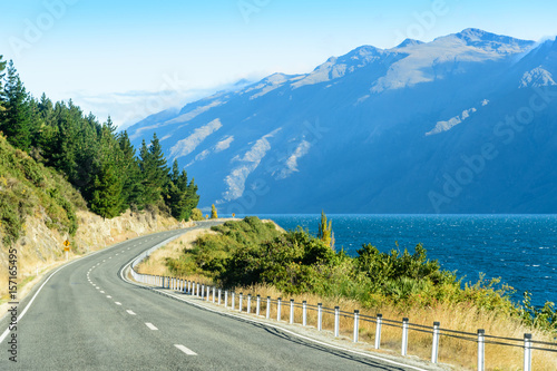Road to Lake Wakatipu, New Zealand