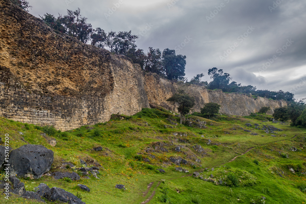 Ruins of ancient city Kuelap in northern Peru