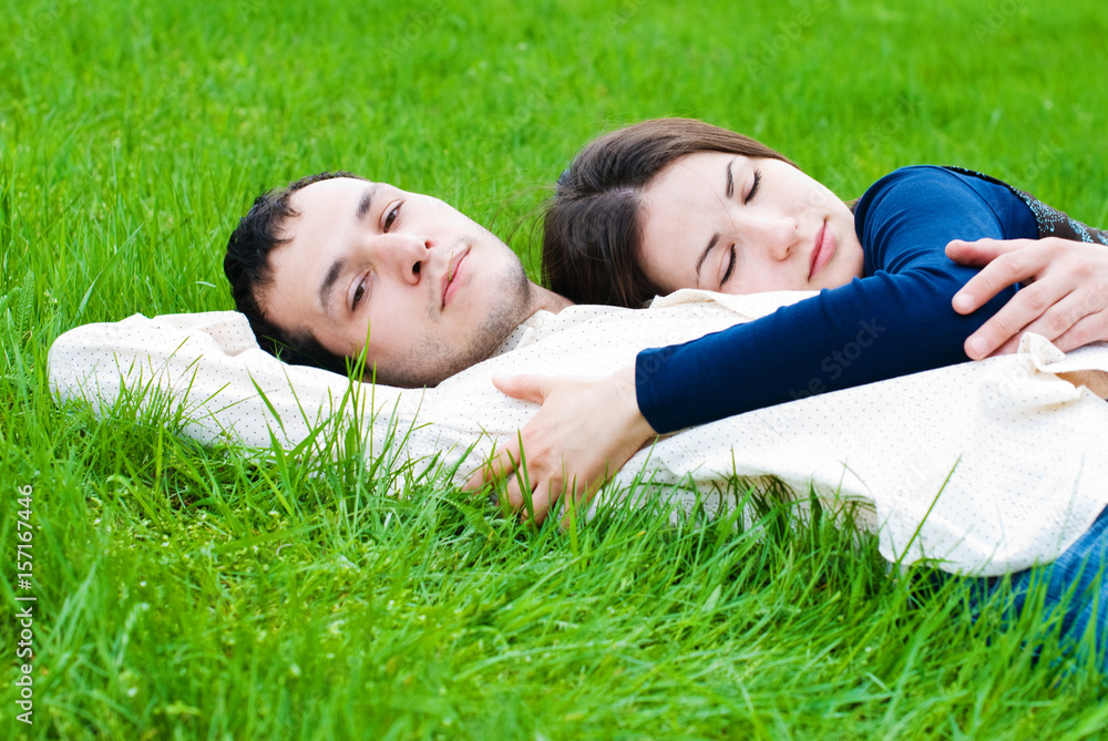 Happy Couple in Love. Romantic Relationship Happy Couple in Love. Romantic Relationship