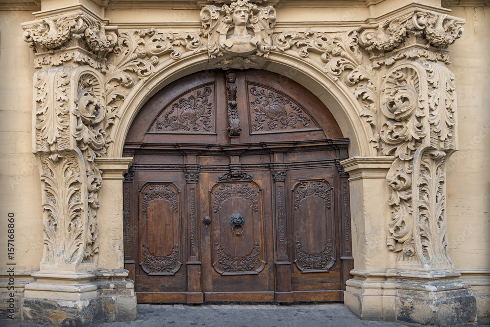 Entrance Boettingerhaus Bamberg, built 1707 - 1713