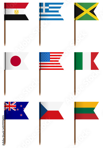 Free Download National flag set - GFXLoad