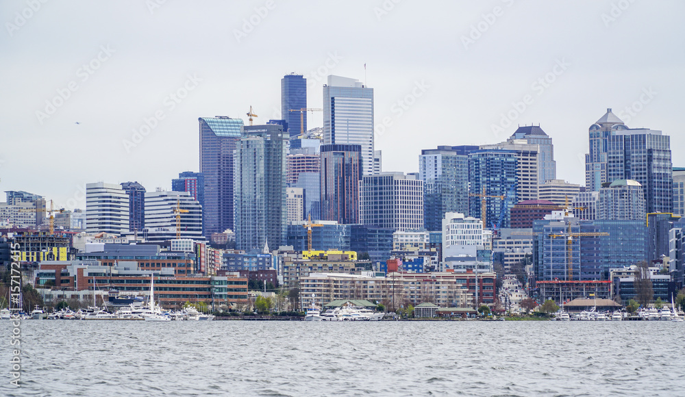 Obraz Panoramę Seattle - SEATTLE / WASHINGTON - 11 kwietnia 2017 r