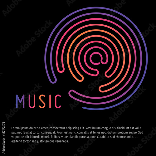 Vector Template, Music Party, Music Festival, Music Sound, Music Poster.