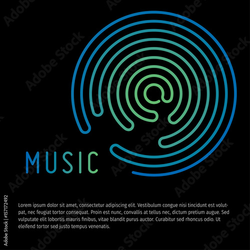 Vector Template, Music Party, Music Festival, Music Sound, Music Poster.