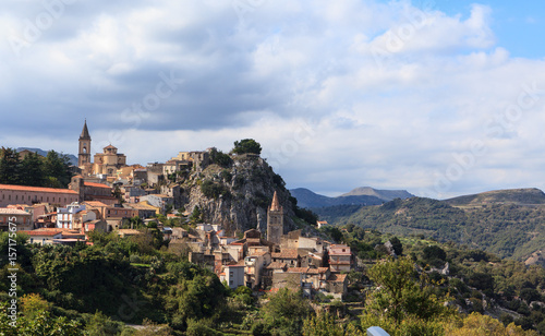 Mountain village Novara di Sicilia, Sicily, Italy 
