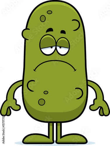 Sad Cartoon Pickle