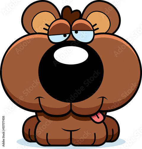 Cartoon Goofy Bear Cub