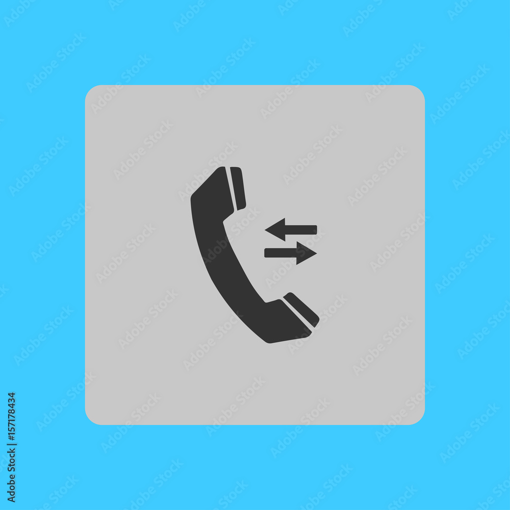 Phone icon. Flat design style. Feedback symbol. Phone icon. Flat design style. Feedback symbol.