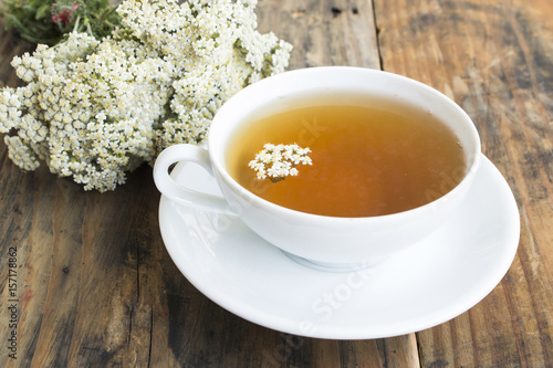 Fototapeta Naklejka Na Ścianę i Meble -  Yarrow Tea, Achillea Millefolium